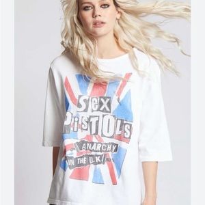 Recycled Karma NWOT Sex Pistols 3/4 sleeve t-shirt. Size XS but will fit a small